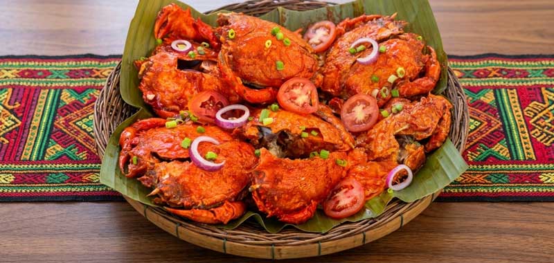 Curacha in Alavar sauce, a Zamboanga Chavacano seafood dish