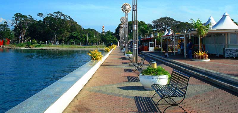 Paseo del Mar waterfront boardwalk in Zamboanga City
