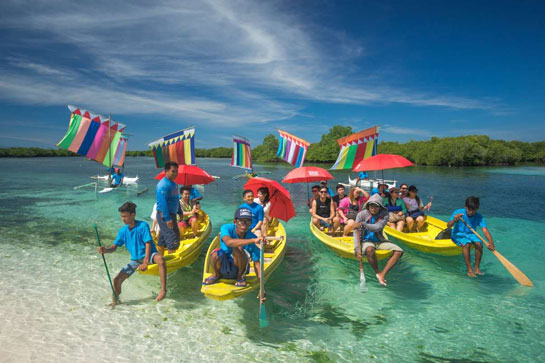 Local Zamboanga tour guide leading a mangrove boat tour