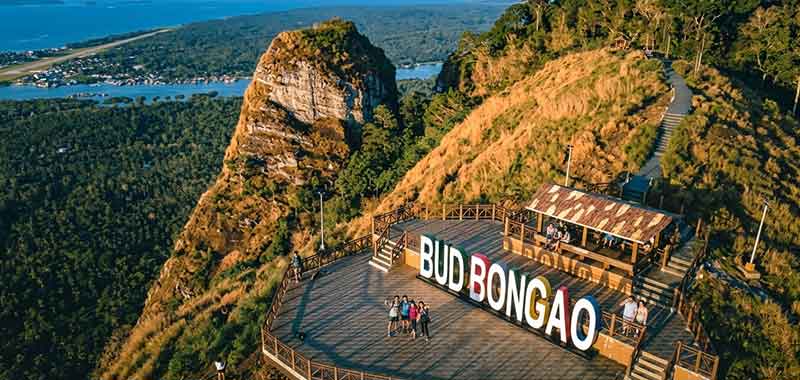 View from the summit of Bud Bongao, Tawi-Tawi's sacred mountain