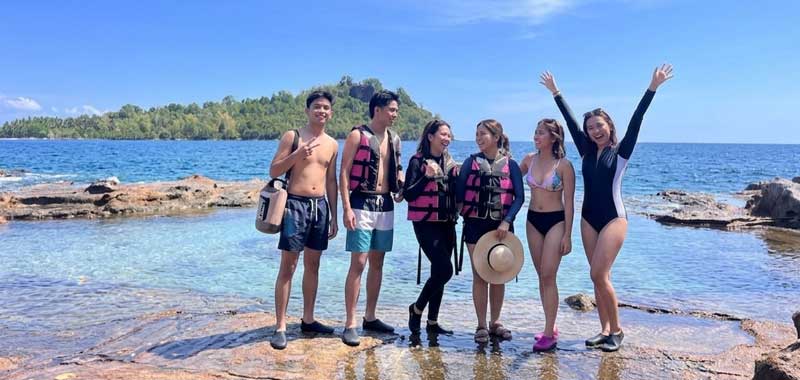 Once Islas day tour, tidal pool at Bisaya-Bisaya Island, Zamboanga City