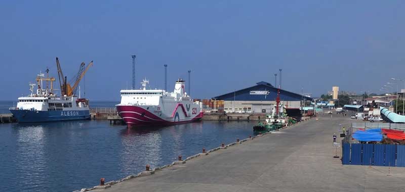 Ferry to Zamboanga City docked at the Port of Zamboanga