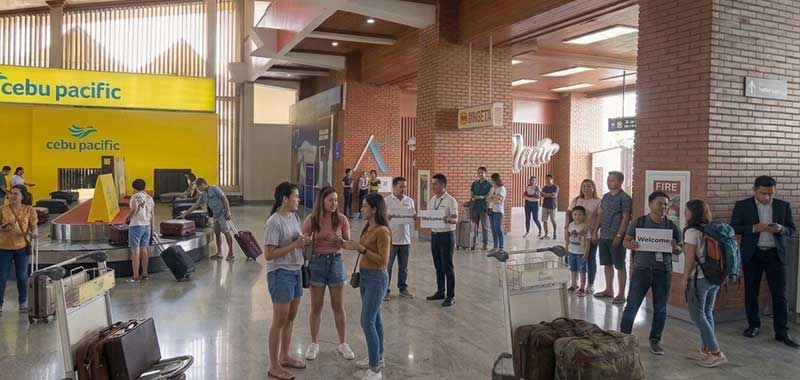 Inside Zamboanga International Airport, arrival terminal